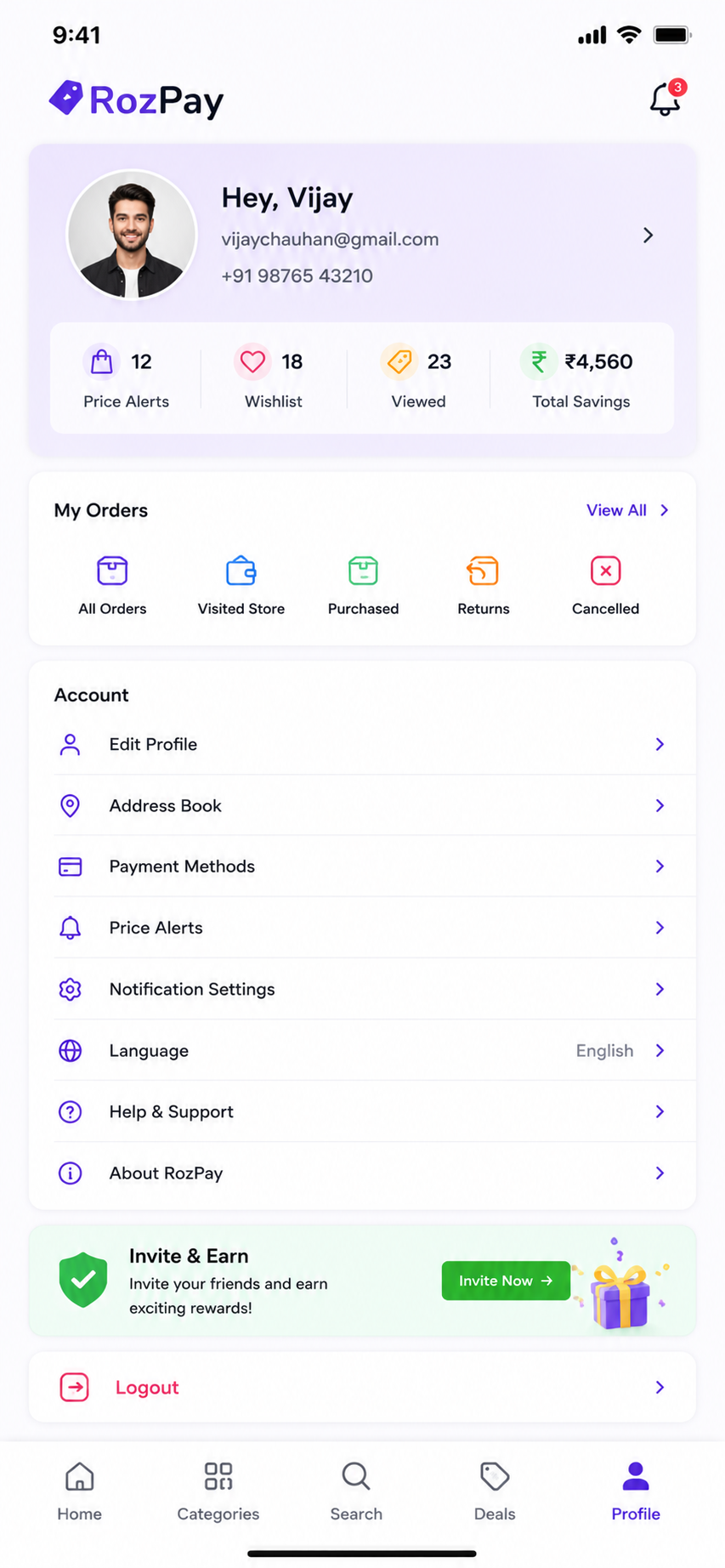 RozPay Best Deal Discovery
